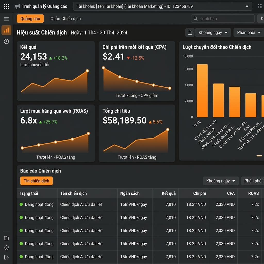 TinyCom Ads Dashboard - Performance Marketing